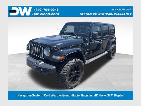 Used 2021 Jeep Wrangler Unlimited Sahara w/ Cold Weather Group AWD/4WD image 1
