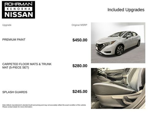 New 2025 Nissan Versa SV w/ Trunk Package image 4