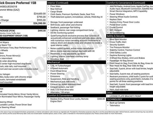 Used 2020 Buick Encore Preferred w/ Safety Package FWD image 2