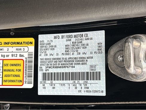 New 2025 Ford Bronco Sport Big Bend w/ Convenience Package image 43