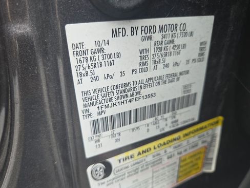 Used 2015 Ford Expedition EL XLT w/ Equipment Group 202A RWD image 13
