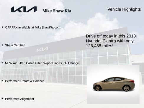 Used 2013 Hyundai Elantra GLS FWD image 8
