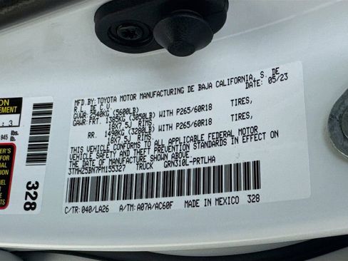 Certified 2023 Toyota Tacoma Limited w/ Black Out Package (TMS) image 25