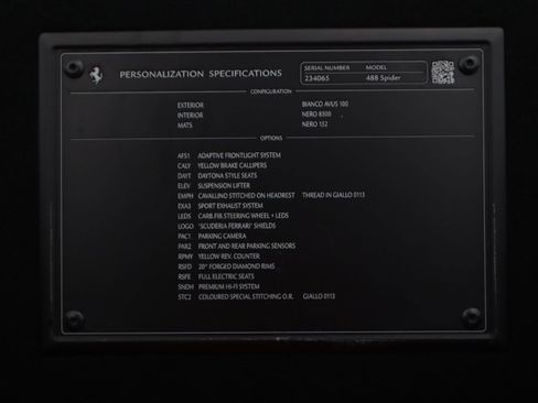 Used 2018 Ferrari 488 Spider Convertible RWD image 24