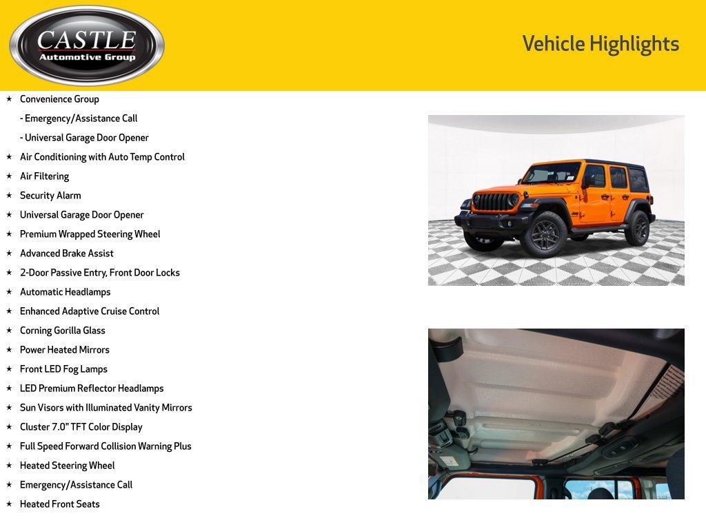 New 2026 Jeep Wrangler Unlimited Sport AWD/4WD image 6