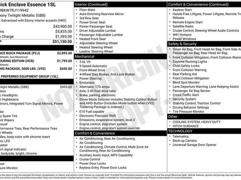 Used 2024 Buick Enclave Essence w/ Experience Buick Package FWD image 13