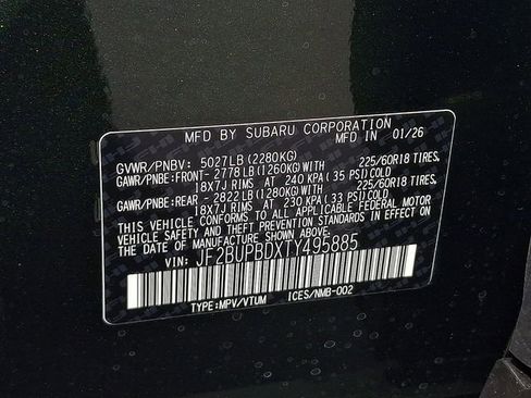 New 2026 Subaru Outback Premium image 11