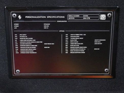 Certified 2023 Ferrari 296 GTB image 25