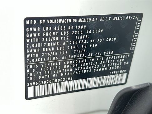 New 2026 Volkswagen Taos S image 31