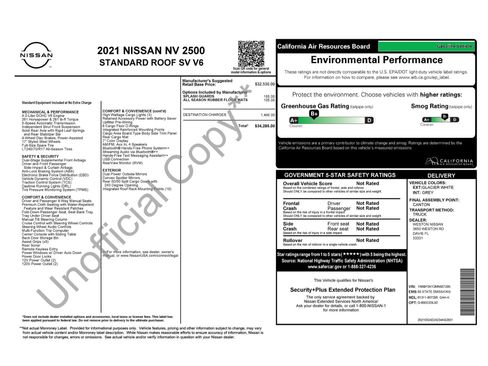 Used 2021 Nissan NV 2500 SV RWD image 32