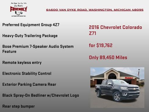 Used 2016 Chevrolet Colorado Z71 image 5