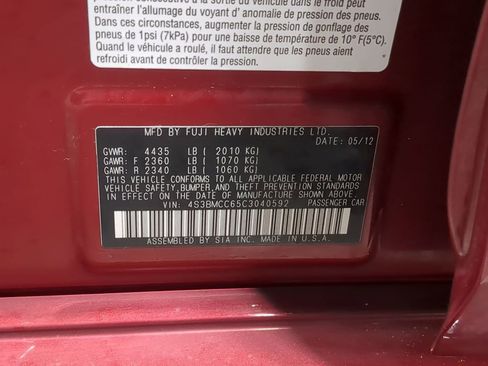 Used 2012 Subaru Legacy 2.5i Premium w/ All-Weather Pkg image 44