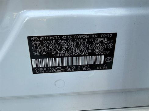 Used 2010 Lexus ES 350 FWD image 11
