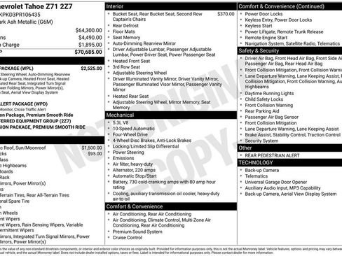 Used 2023 Chevrolet Tahoe Z71 w/ Luxury Package image 4