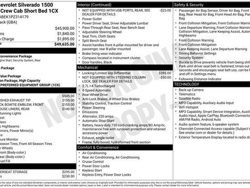 Used 2023 Chevrolet Silverado 1500 Custom RWD image 5