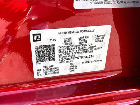 New 2026 Chevrolet Silverado 2500 LTZ w/ LTZ Plus Package image 13