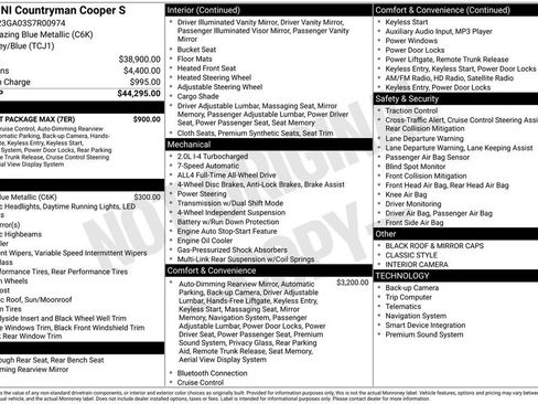 Certified 2025 MINI Cooper Countryman S w/ Comfort Package Max image 12