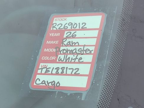 New 2026 RAM ProMaster 1500 w/ Convenience Group FWD image 20