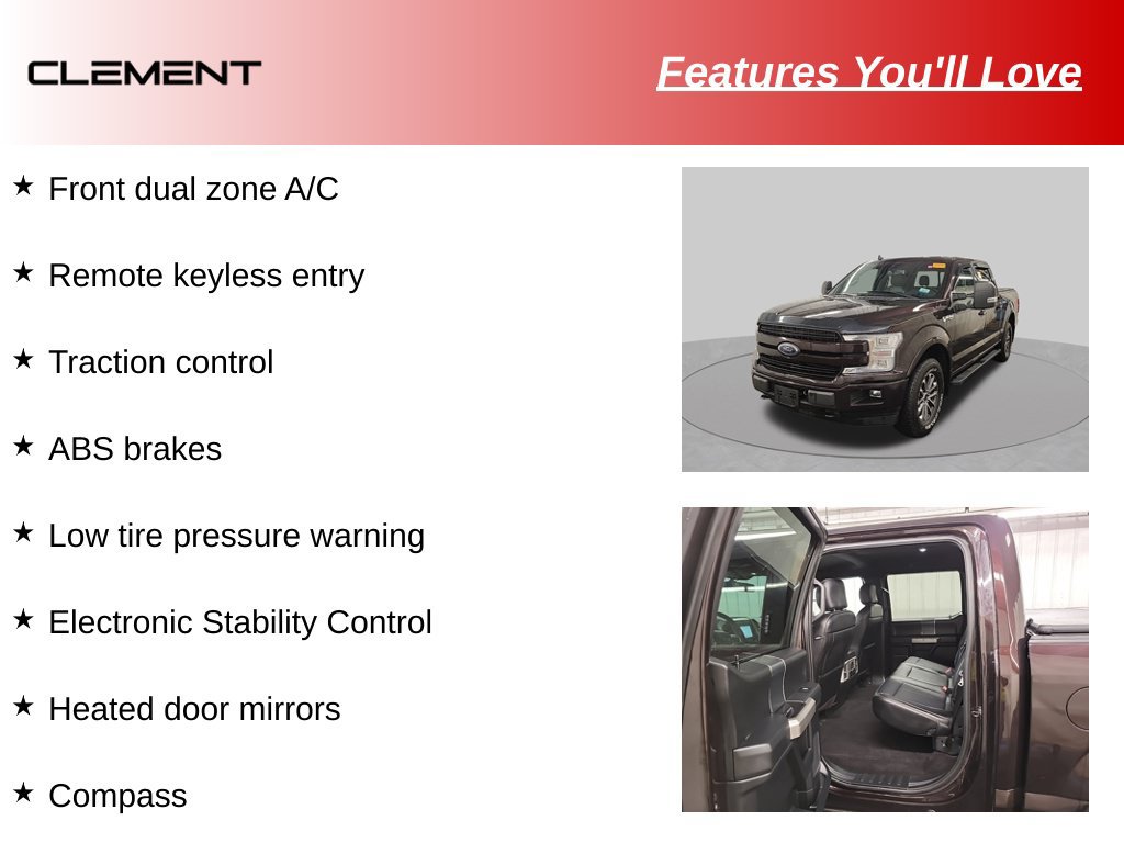 Used 2019 Ford F150 Lariat w/ Equipment Group 502A Luxury AWD/4WD image 8