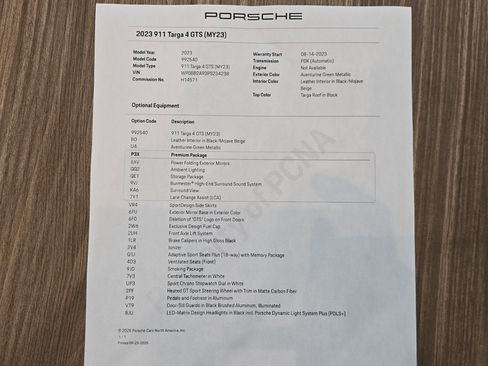 Certified 2023 Porsche 911 Targa 4 GTS image 29