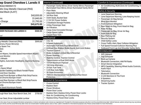 Used 2024 Jeep Grand Cherokee L Laredo AWD/4WD image 14