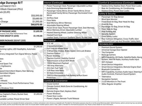 Used 2022 Dodge Durango R/T w/ Blacktop Package AWD/4WD image 3
