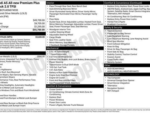 Certified 2025 Audi A5 2.0T Premium Plus w/ Premium Plus image 36