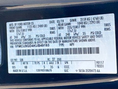 Used 2019 Ford Escape SE image 14