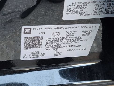 Used 2023 Chevrolet Silverado 1500 Custom Trail Boss AWD/4WD image 30