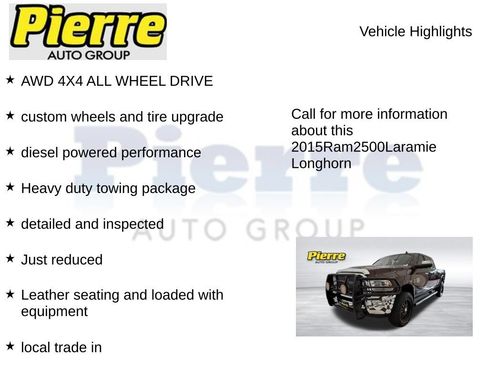 Used 2015 RAM 2500 Longhorn w/ Convenience Group AWD/4WD image 7