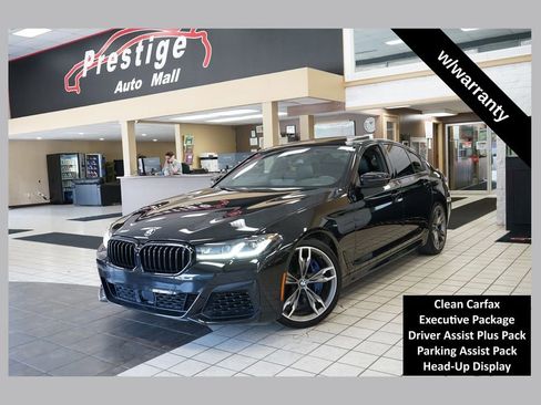 Used 2021 BMW M550i xDrive w/ Executive Package AWD/4WD image 1