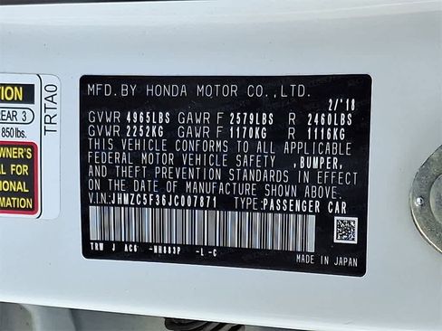 Used 2018 Honda Clarity Touring image 27