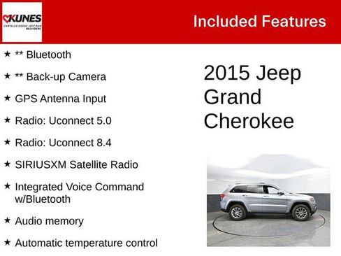 Used 2015 Jeep Grand Cherokee Limited w/ Trailer Tow Group IV image 2