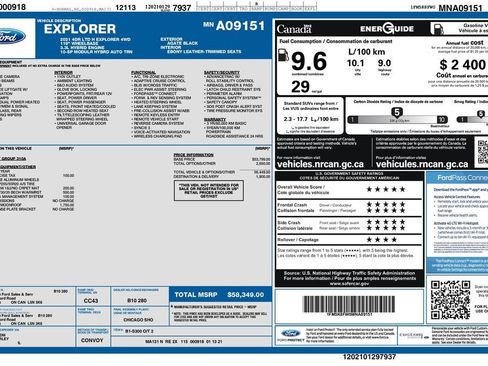 Used 2021 Ford Explorer Limited image 3