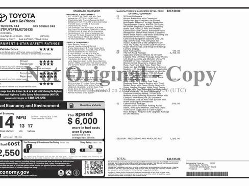 Used 2018 Toyota Tundra SR5 image 7