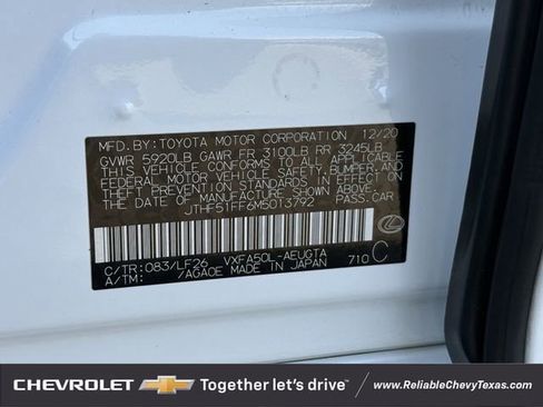 Used 2021 Lexus LS 500 F Sport w/ Dynamic Handling Package image 42