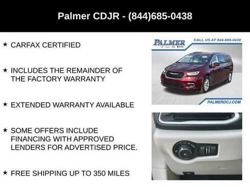 Certified 2021 Chrysler Pacifica Touring-L w/ Uconnect Theater Family Group image 30