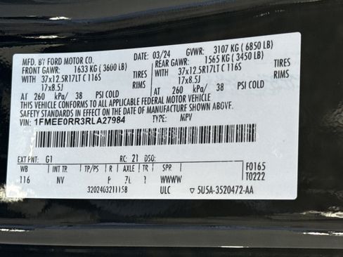 Used 2024 Ford Bronco Raptor w/ Interior Carbon Fiber Pack 6 image 35