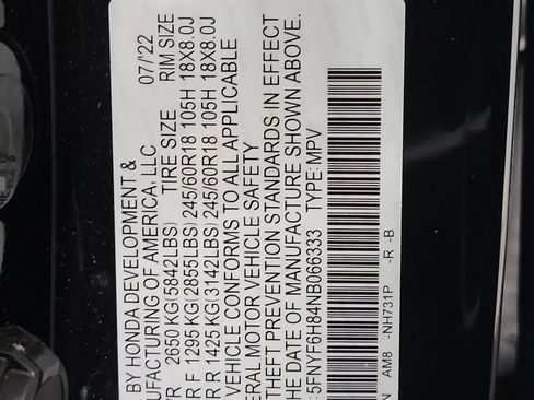 Certified 2022 Honda Pilot TrailSport image 33