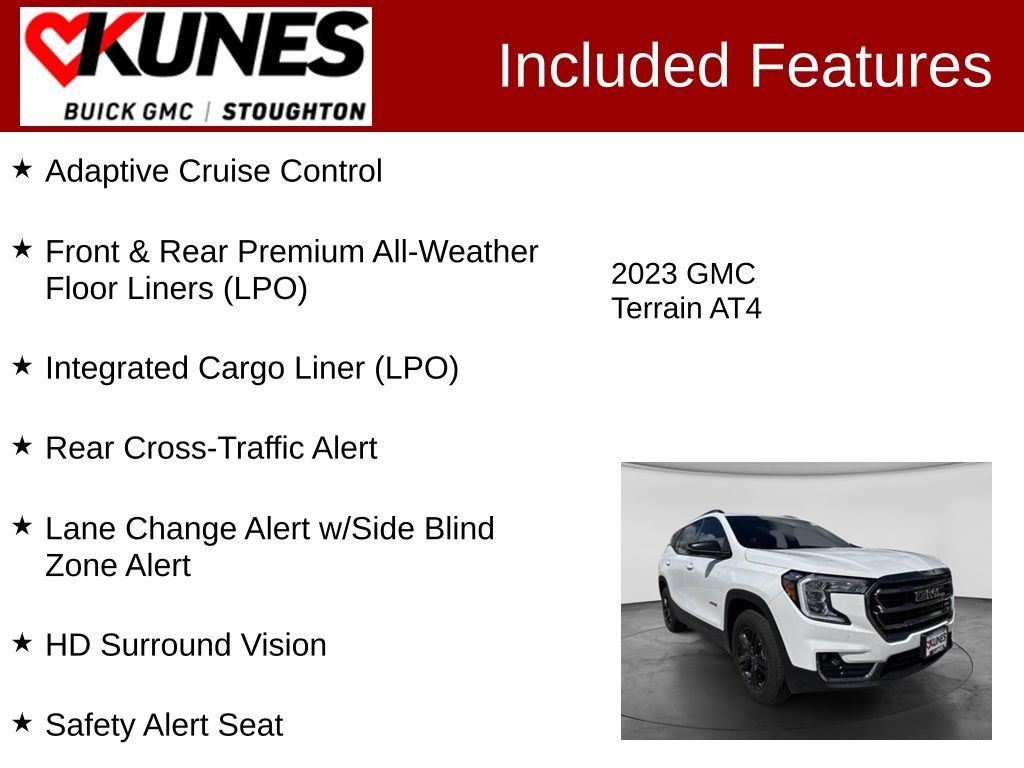Used 2023 GMC Terrain AT4 w/ Tech Package AWD/4WD image 3