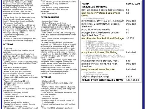 Used 2017 Chevrolet Malibu Premier w/ Premier Sun and Wheel Package image 50