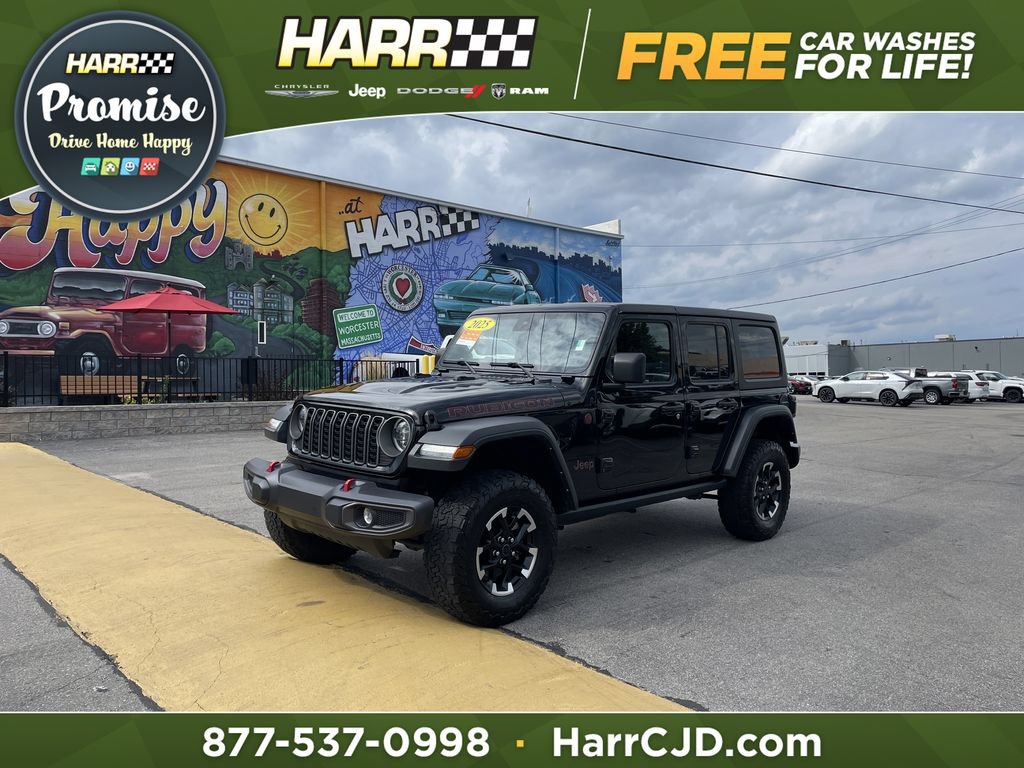 Used 2025 Jeep Wrangler Unlimited Rubicon AWD/4WD image 1
