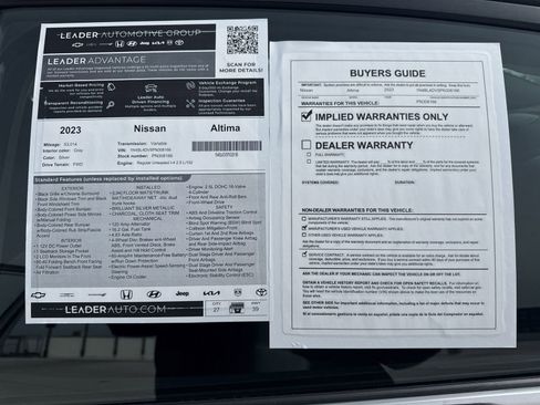 Used 2023 Nissan Altima 2.5 SV image 29