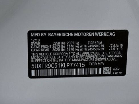 Used 2019 BMW X3 xDrive30i w/ Premium Package image 31