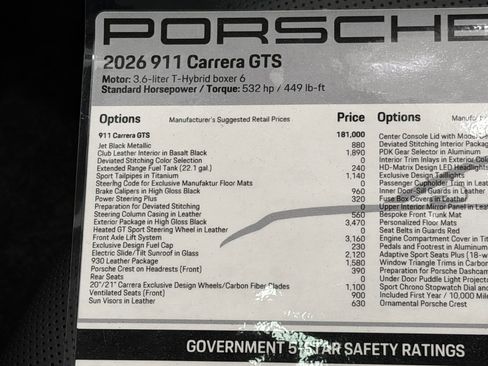 Certified 2026 Porsche 911 Carrera GTS RWD image 65