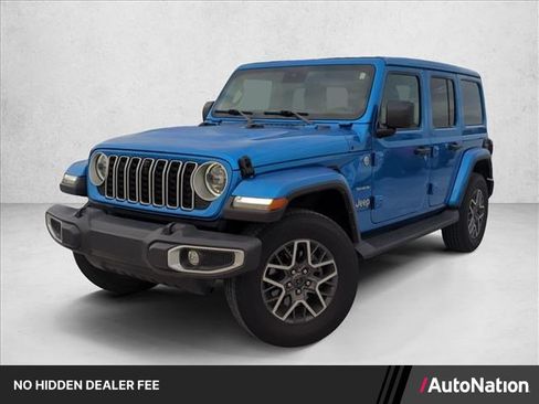 Used 2024 Jeep Wrangler Unlimited Sahara w/ Technology Group AWD/4WD image 1