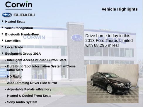 Used 2013 Ford Taurus Limited AWD/4WD image 6