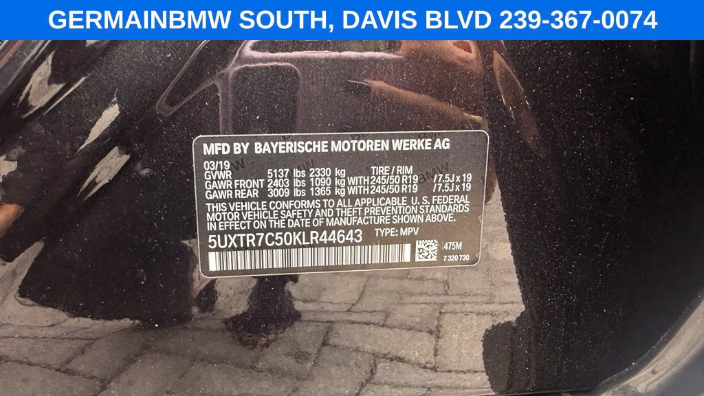 Used 2019 BMW X3 sDrive30i w/ Convenience Package RWD image 27