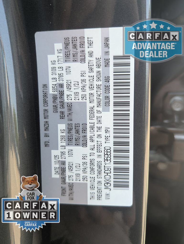 Certified 2026 MAZDA CX-90 3.3 Turbo w/ Premium Sport Pkg AWD/4WD image 33