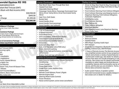 Used 2024 Chevrolet Equinox RS FWD image 12